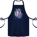 Horse Is My Spiritual Animal Equestrian Cotton Apron 100% Organic Navy Blue