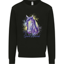 Horse Is My Spiritual Animal Equestrian Kids Sweatshirt Jumper Black
