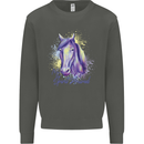 Horse Is My Spiritual Animal Equestrian Kids Sweatshirt Jumper Storm Grey