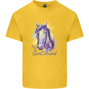 Horse Is My Spiritual Animal Equestrian Kids T-Shirt Childrens Yellow