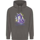 Horse Is My Spiritual Animal Equestrian Mens 80% Cotton Hoodie Charcoal
