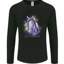 Horse Is My Spiritual Animal Equestrian Mens Long Sleeve T-Shirt Black