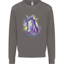 Horse Is My Spiritual Animal Equestrian Mens Sweatshirt Jumper Charcoal