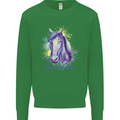 Horse Is My Spiritual Animal Equestrian Mens Sweatshirt Jumper Irish Green