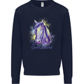 Horse Is My Spiritual Animal Equestrian Mens Sweatshirt Jumper Navy Blue