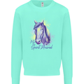 Horse Is My Spiritual Animal Equestrian Mens Sweatshirt Jumper Peppermint