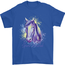 Horse Is My Spiritual Animal Equestrian Mens T-Shirt Cotton Gildan Royal Blue