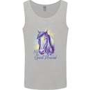 Horse Is My Spiritual Animal Equestrian Mens Vest Tank Top Sports Grey