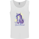 Horse Is My Spiritual Animal Equestrian Mens Vest Tank Top White