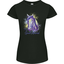 Horse Is My Spiritual Animal Equestrian Womens Petite Cut T-Shirt Black