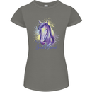 Horse Is My Spiritual Animal Equestrian Womens Petite Cut T-Shirt Charcoal