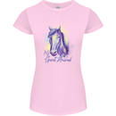 Horse Is My Spiritual Animal Equestrian Womens Petite Cut T-Shirt Light Pink