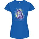 Horse Is My Spiritual Animal Equestrian Womens Petite Cut T-Shirt Royal Blue