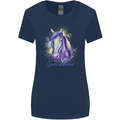 Horse Is My Spiritual Animal Equestrian Womens Wider Cut T-Shirt Navy Blue