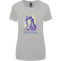 Horse Is My Spiritual Animal Equestrian Womens Wider Cut T-Shirt Sports Grey