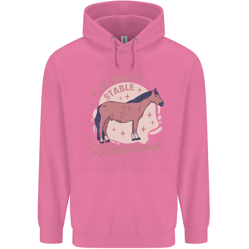 Horse My Only Stable Relationship Equestrian Childrens Kids Hoodie Azalea