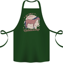 Horse My Only Stable Relationship Equestrian Cotton Apron 100% Organic Forest Green