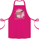 Horse My Only Stable Relationship Equestrian Cotton Apron 100% Organic Pink
