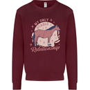 Horse My Only Stable Relationship Equestrian Kids Sweatshirt Jumper Maroon