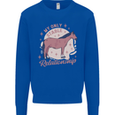 Horse My Only Stable Relationship Equestrian Kids Sweatshirt Jumper Royal Blue
