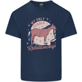Horse My Only Stable Relationship Equestrian Kids T-Shirt Childrens Navy Blue