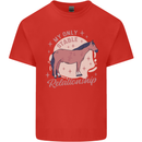 Horse My Only Stable Relationship Equestrian Mens Cotton T-Shirt Tee Top Red