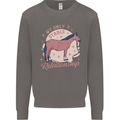 Horse My Only Stable Relationship Equestrian Mens Sweatshirt Jumper Charcoal