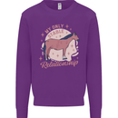 Horse My Only Stable Relationship Equestrian Mens Sweatshirt Jumper Purple