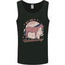 Horse My Only Stable Relationship Equestrian Mens Vest Tank Top Black