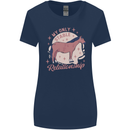 Horse My Only Stable Relationship Equestrian Womens Wider Cut T-Shirt Navy Blue