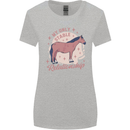 Horse My Only Stable Relationship Equestrian Womens Wider Cut T-Shirt Sports Grey
