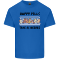 Horse Pills Funny Equestrian Kids T-Shirt Childrens Royal Blue