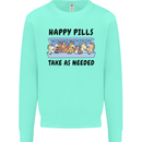 Horse Pills Funny Equestrian Mens Sweatshirt Jumper Peppermint