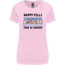 Horse Pills Funny Equestrian Womens Wider Cut T-Shirt Light Pink