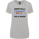 Horse Pills Funny Equestrian Womens Wider Cut T-Shirt Sports Grey