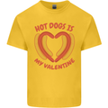 Hot Dog Anti Valentines Day Single Funny Kids T-Shirt Childrens Yellow
