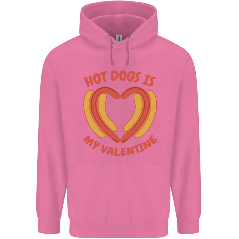 Hot Dog Anti Valentines Day Single Funny Mens 80% Cotton Hoodie Azelea