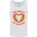 Hot Dog Anti Valentines Day Single Funny Mens Vest Tank Top White