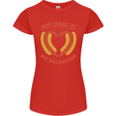 Hot Dog Anti Valentines Day Single Funny Womens Petite Cut T-Shirt Red
