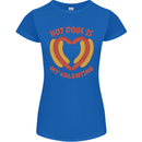 Hot Dog Anti Valentines Day Single Funny Womens Petite Cut T-Shirt Royal Blue