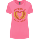 Hot Dog Anti Valentines Day Single Funny Womens Wider Cut T-Shirt Azalea