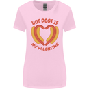 Hot Dog Anti Valentines Day Single Funny Womens Wider Cut T-Shirt Light Pink