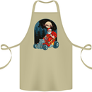 Hot Rod Santa Clause Hotrod Christmas Cotton Apron 100% Organic Khaki