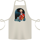 Hot Rod Santa Clause Hotrod Christmas Cotton Apron 100% Organic Natural