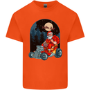 Hot Rod Santa Clause Hotrod Christmas Kids T-Shirt Childrens Orange
