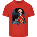 Hot Rod Santa Clause Hotrod Christmas Kids T-Shirt Childrens Red