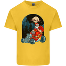 Hot Rod Santa Clause Hotrod Christmas Kids T-Shirt Childrens Yellow