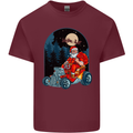 Hot Rod Santa Clause Hotrod Christmas Mens Cotton T-Shirt Tee Top Maroon