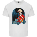 Hot Rod Santa Clause Hotrod Christmas Mens Cotton T-Shirt Tee Top White