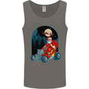 Hot Rod Santa Clause Hotrod Christmas Mens Vest Tank Top Charcoal